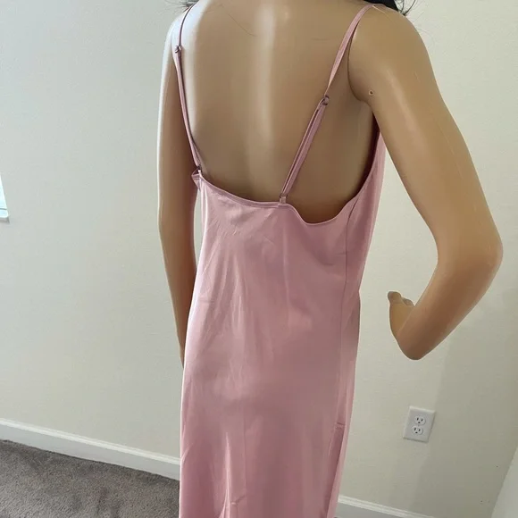 Forever 21 Cowl Neck Midi Silk Dress - Picture 11 of 12